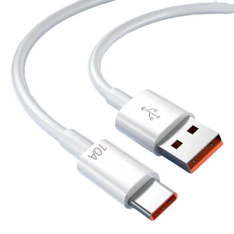 Кабель для зарядки, подходящий для Huawei, Type-C 10A, дата-кабель, Oppo/Vivo/Android универсальный, быстрая зарядка 6A