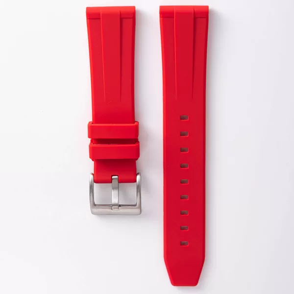 Cross-Border Hot-Selling Silicone Watch Strap with Quick-Release Switch, Flat Head, Universal 18/19/20/20/22 Watch Strap