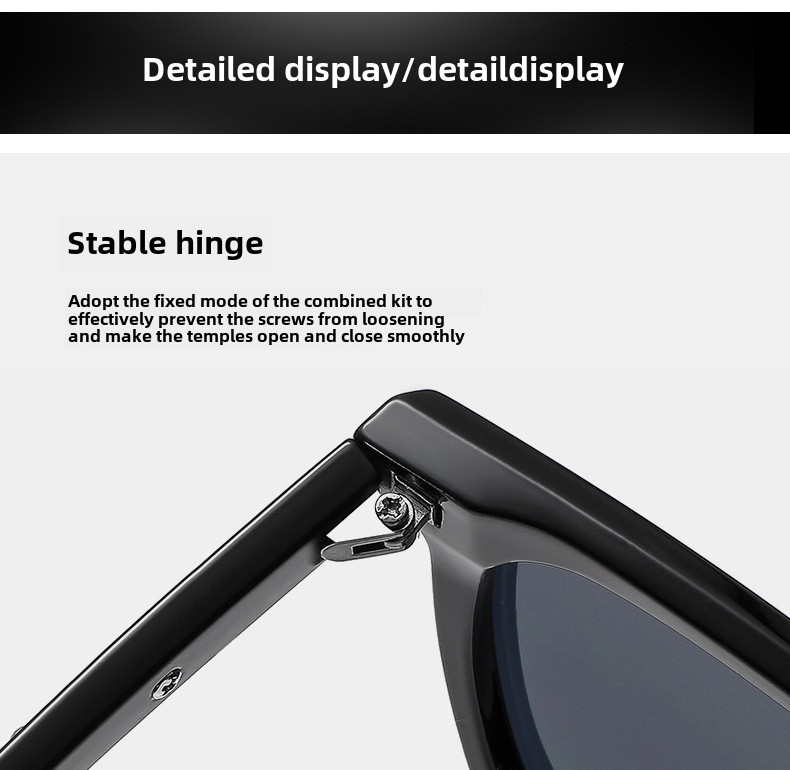 Lunettes de soleil chaudes en direct sur Internet, photographie de rue de célébrités, visage uni, lunettes de soleil anti-UV avancées pour hommes et femmes gm_voghion.com