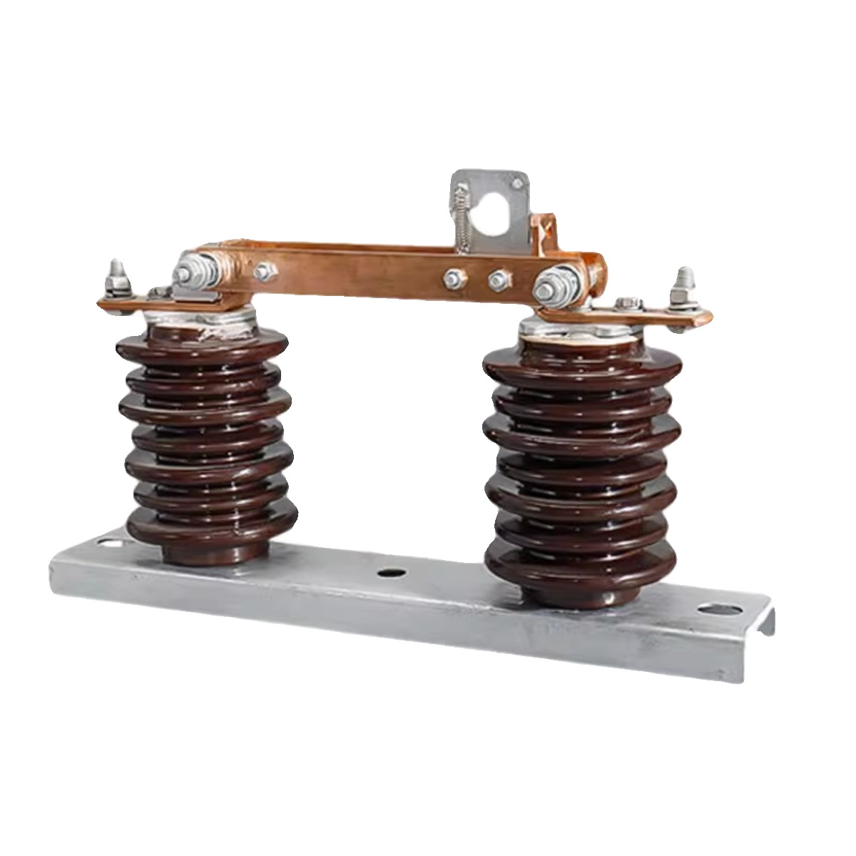 10KV户外高压硅胶隔离开关新HGW9-12G/630A高压隔离刀闸1250A