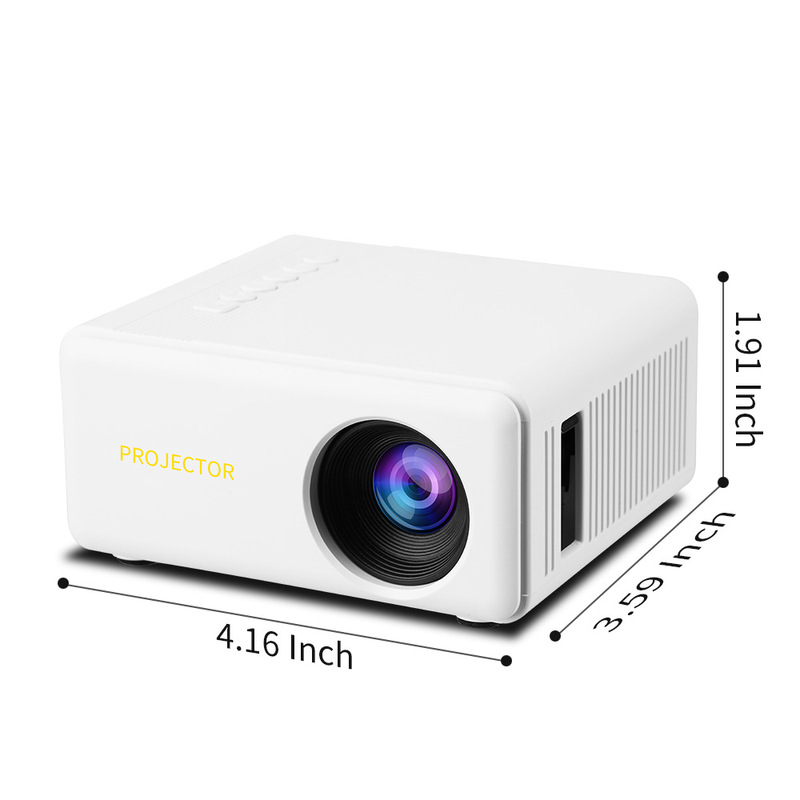 跨境私模迷你投影仪M4小型有线同屏家用便携微型投影机便携家用|undefined