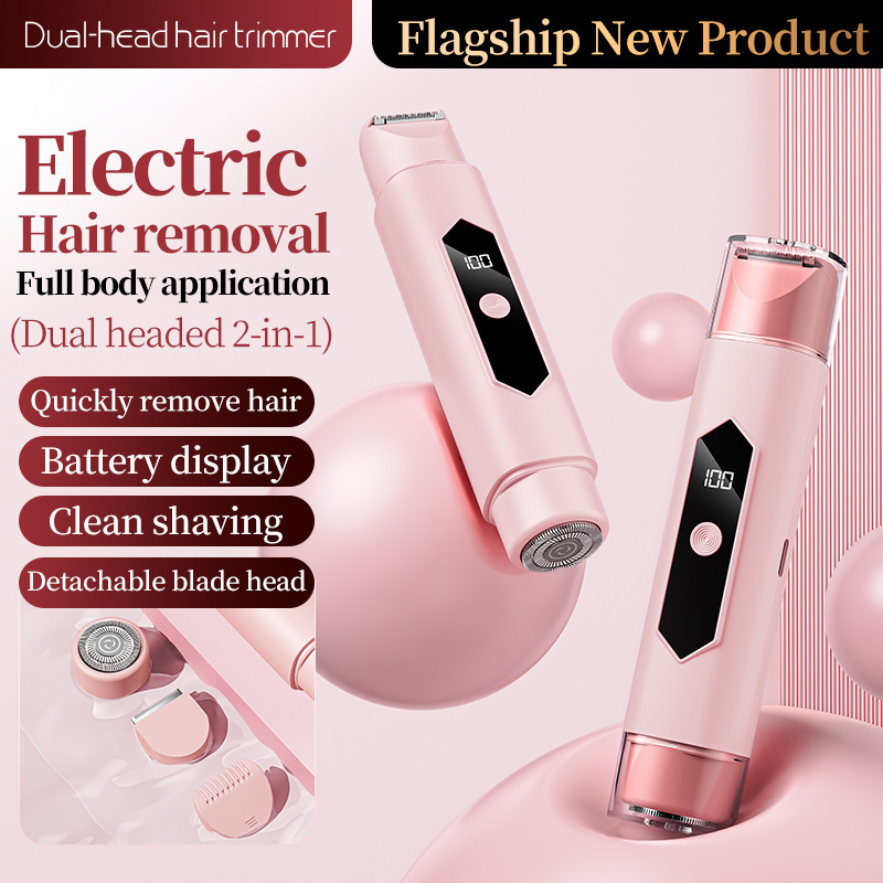 Cross-Border Hair Removal Device for Whole Body and Private Areas, Portable Electric Trimmer for Armpit Hair, Electric Shaver for Men and Women