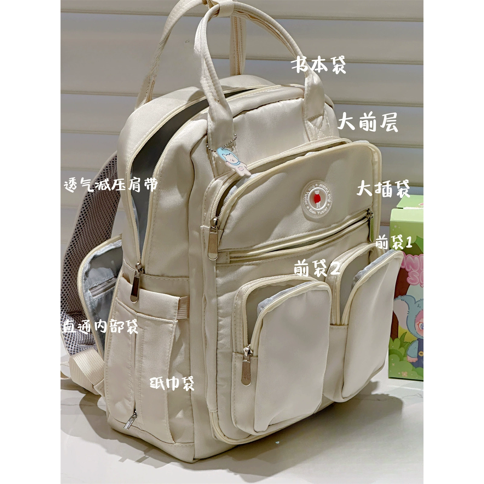 Рюкзак для мамы большой вместимости, женская легкая сумка для мамы и ребенка, водонепроницаемая сумка для студентов, многофункциональная школьная сумка