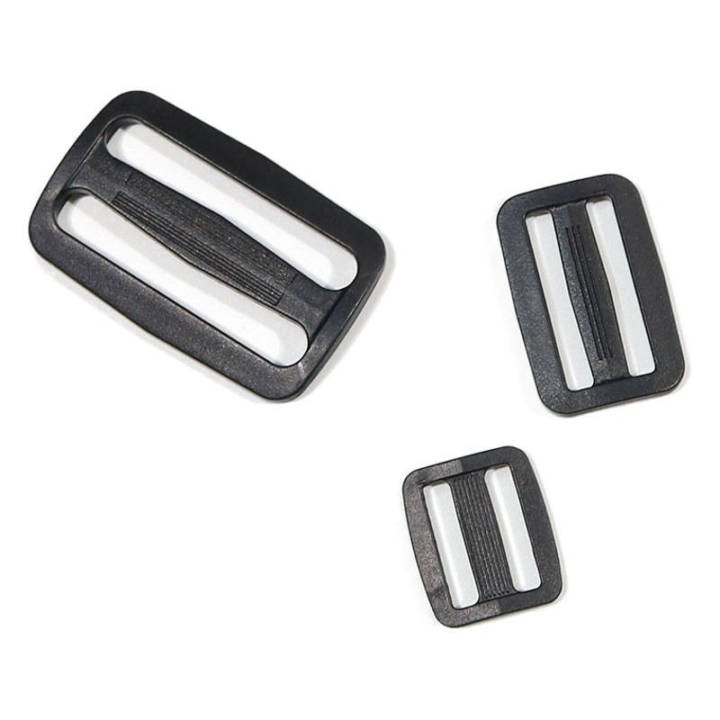 In-Stock Plastic D-Ring Buckle, Strap Adjuster Buckle, Webbing Buckle, Shoulder Strap Buckle, Bag Accessories, Three-Position Buckle, Plastic Buckle Wholesale