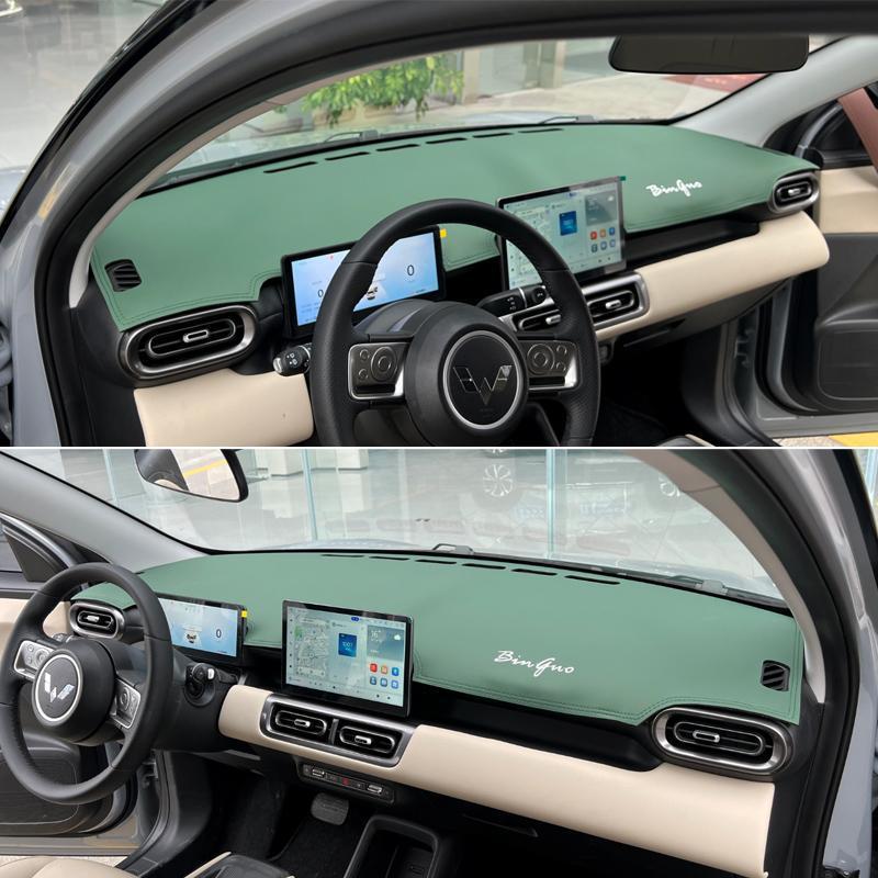 Suitable for Wuling 24 Binguo PLUS car interior instrument center console modification sunscreen suede light-proof pad