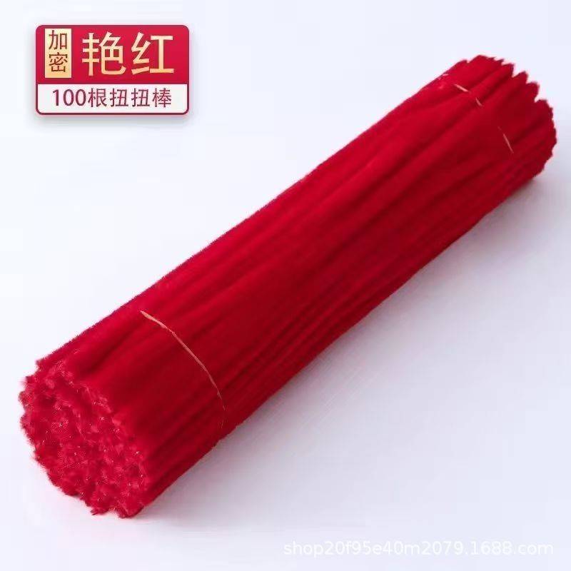 Juguetes educativos para niños Macarons súper densos Raíz de pelo de color súper denso Varilla de torsión hecha a mano Paquete de material al por mayor