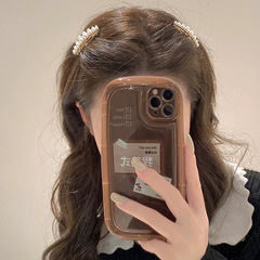 気質の真珠の小さいサイズのスプリングは王女の頭の前髪を挟みます。