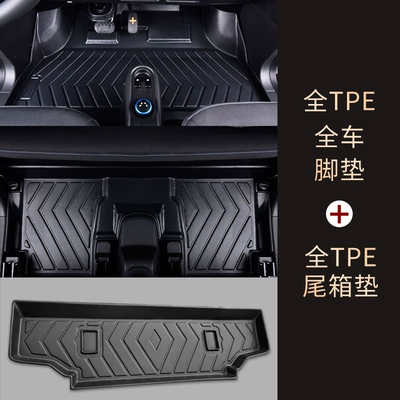 Wuling Hongguang Miniev 20-25: Modelə uyğun ayaqaltı - hongguang-mini-ev-20-23-models-no-bulging-full-tpe-foot-pad-full-tpe-trunk-pad