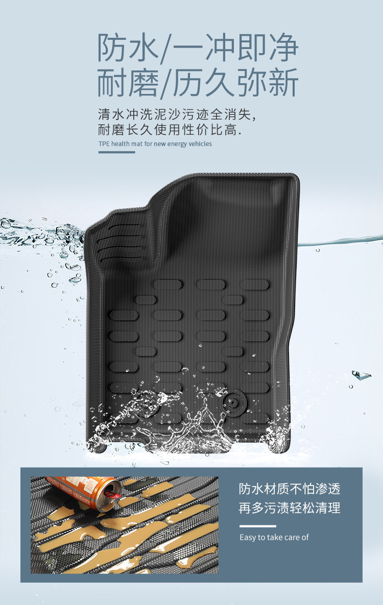 TPE Car Floor Mats for Baojun Yueye Plus 2024