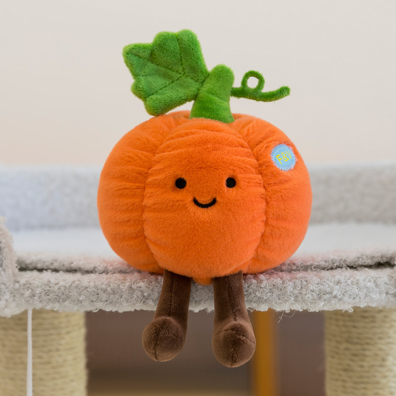 かわいい果物と野菜のぬいぐるみニンジンナスキャッチャーマシン人形人形スーパーベジタブルストア人形ペンダント|undefined