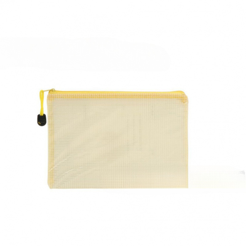 Bolsillo amarillo con zipper amarillo