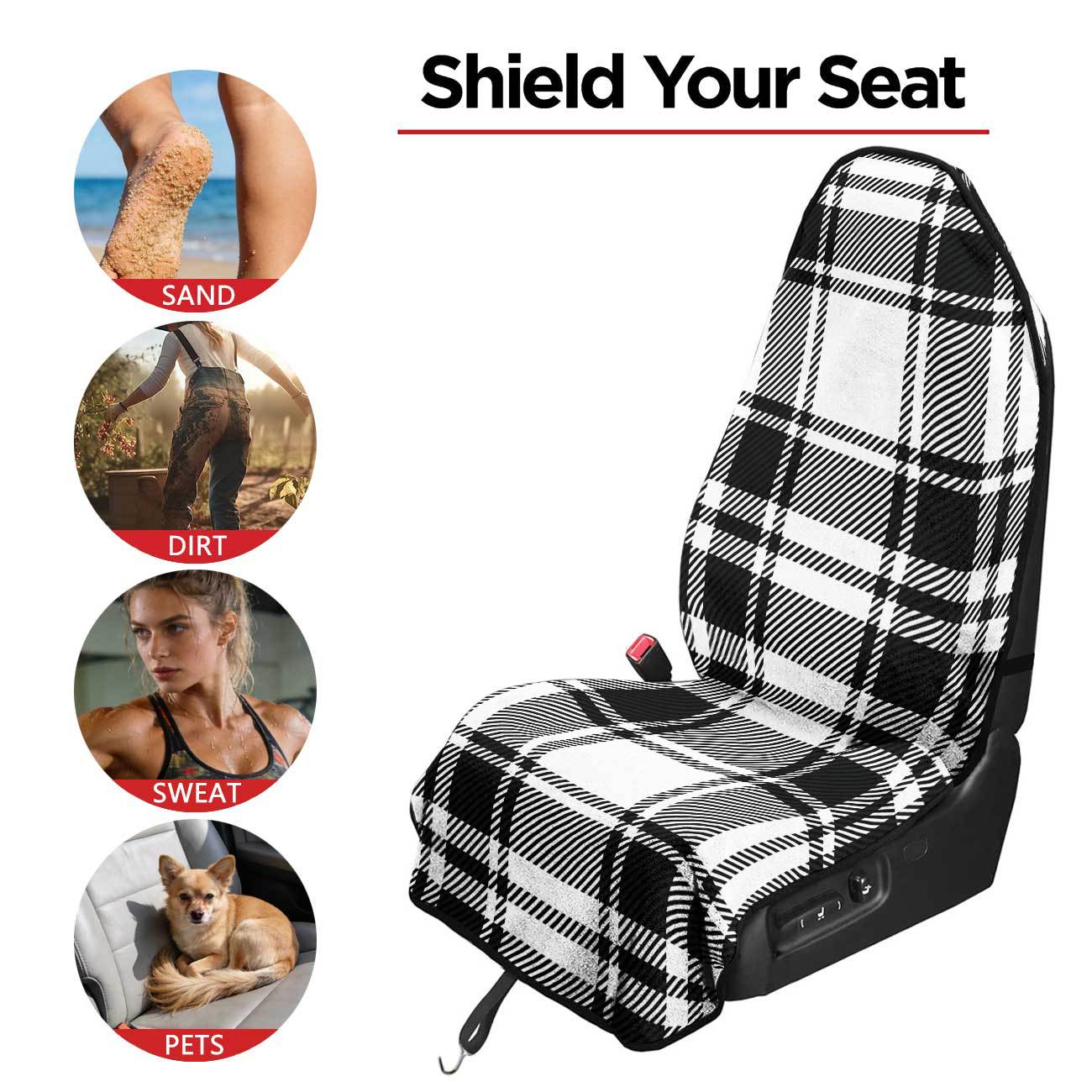 Car seat towel cover, front seat protector, suitable for gym and exercise, universal for all seasons, car use 169