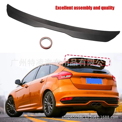 Fixed wind wing hatchback golf rear spoiler