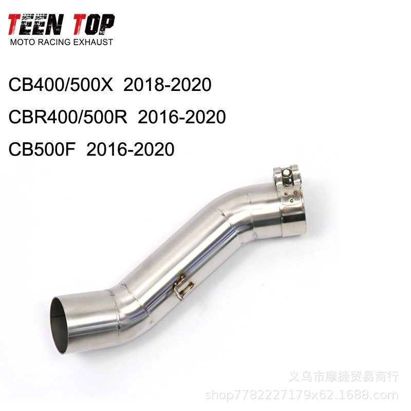 Suitable for Honda Cb400/500X Exhaust Pipe Modification Cb500F Cbr400/500R Middle Exhaust Pipe