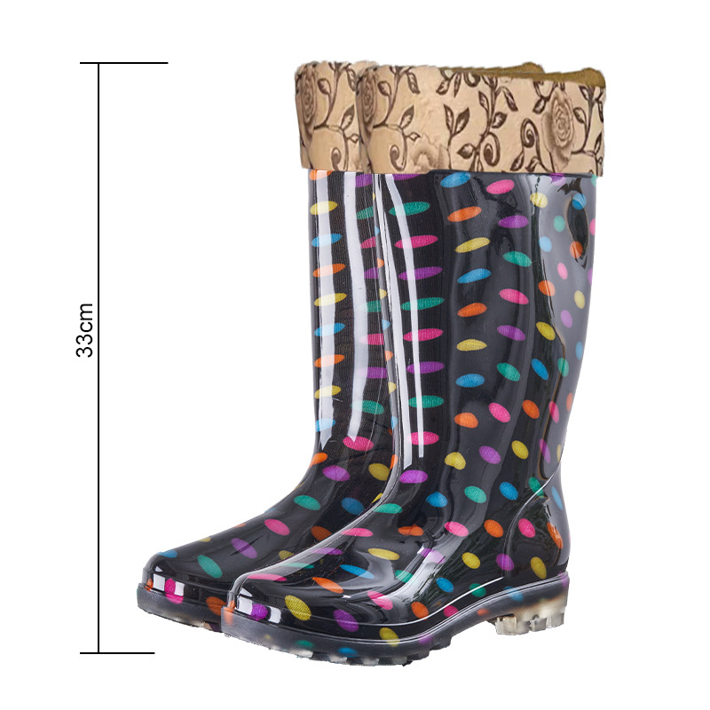 B-226 컬러풀 도트 쇼트 벨벳