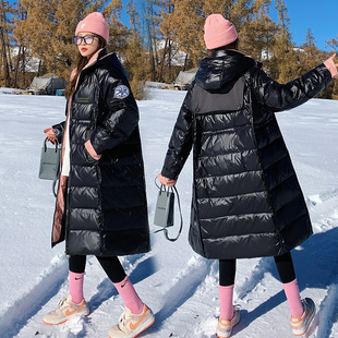 A generation of 2024 new fashion fat sister MM300 long knee padded down jacket coat women 189
