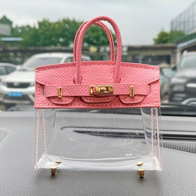 Internet Celebrity Women's Car Key Car key bag - pink