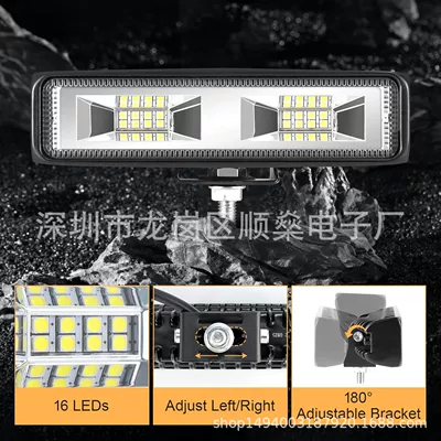 Light Straight 16Led 48W | İşçi projektorları