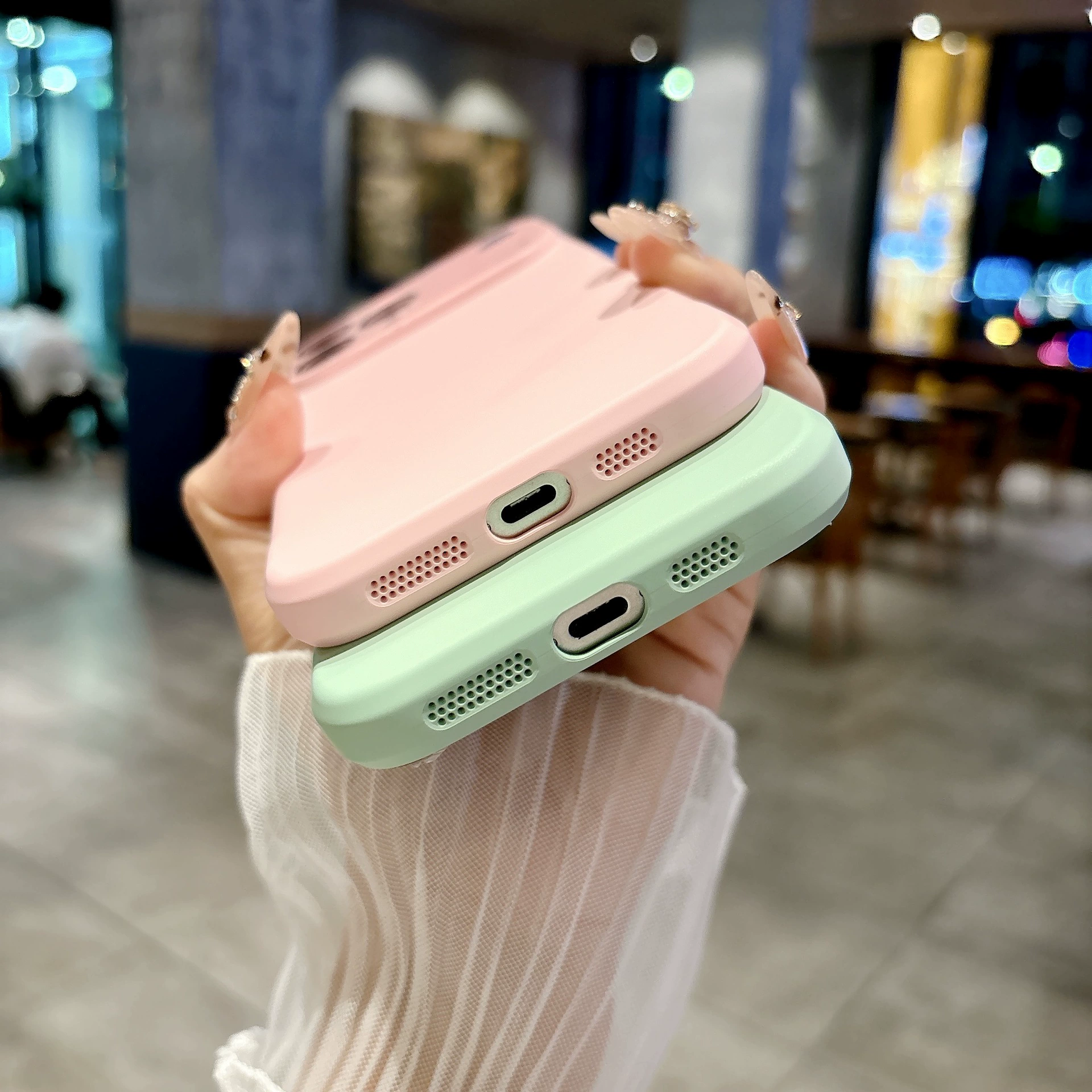 Apple, силиконовый совместимый ароматерапевтический чехол для iPhone 15, 15 Pro Max, простой и элегантный дизайн, защита от падений