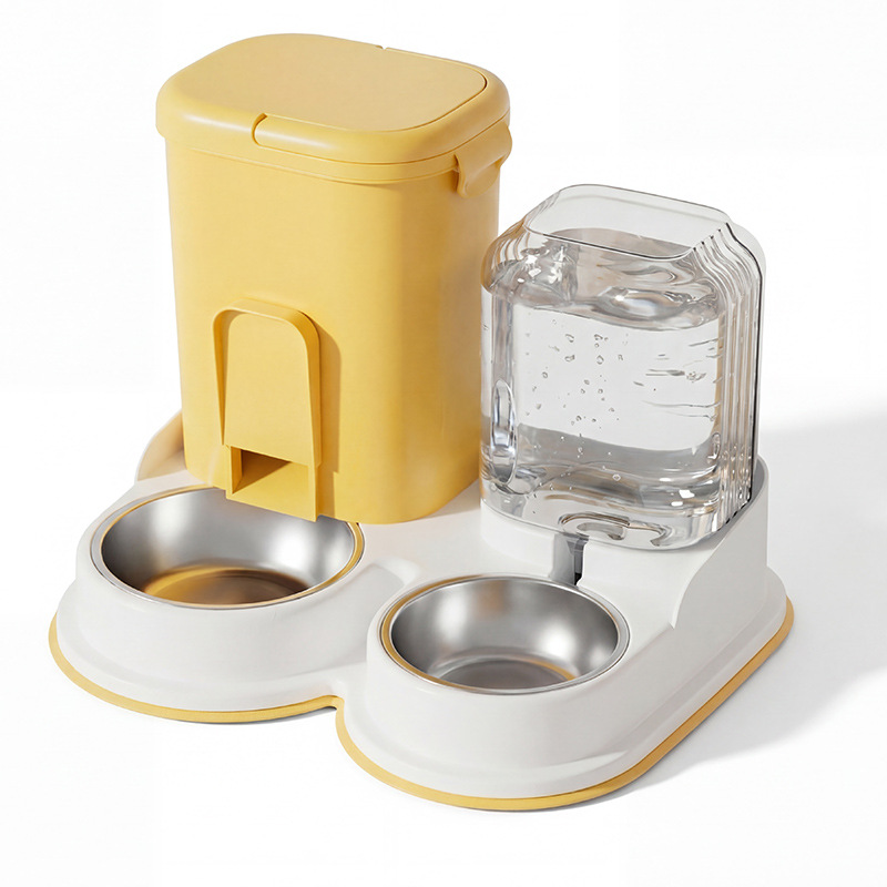 ventosa antibacteriana agua potable alimentador todo en uno alimentador de agua potable para mascotas tazón de agua para perros y gatos artículos domésticos