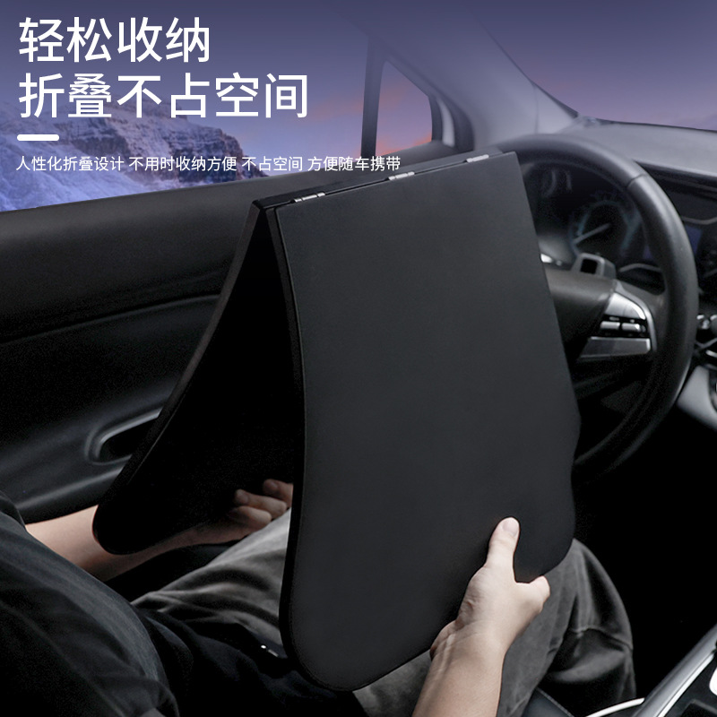 Foldable Car-Mounted Small Table for Passenger Seat, Convenient Computer Desk for Car, Car Dining Table Supplies, Cross-Border Wholesale