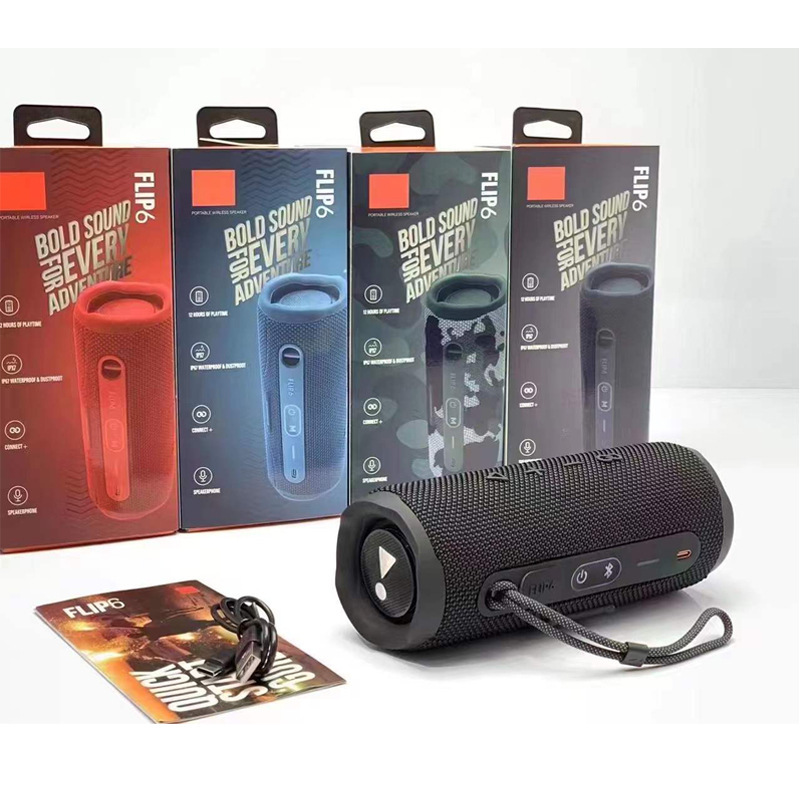 FLIP6万華鏡ワイヤレスBluetoothスピーカー、デュアルスピーカー、サブウーファー、屋外対応、カード挿入可能、TWSステレオ対応|undefined