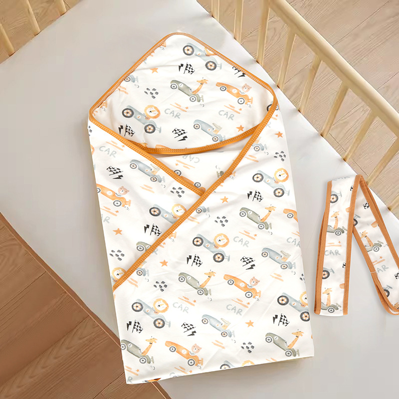 더블 레이어 이불 90*90cm 후드 스피드 레이싱