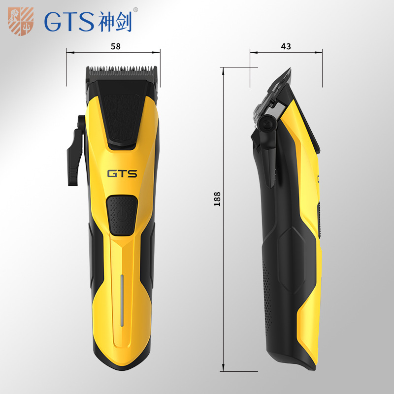 国境を越えたプロバリカン、ヘアサロン専用ブラシレスモーター、大容量バッテリー、国境を越えた充電式バリカン|undefined