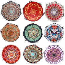 铃鼓6寸7寸8寸儿童专业打击乐器新疆维族手鼓摇铃鼓舞蹈考级道具