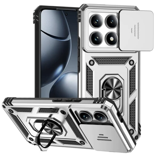 新款适用于Xiaomi 14T Pro军士推窗手机壳小米14T车载支架防摔套
