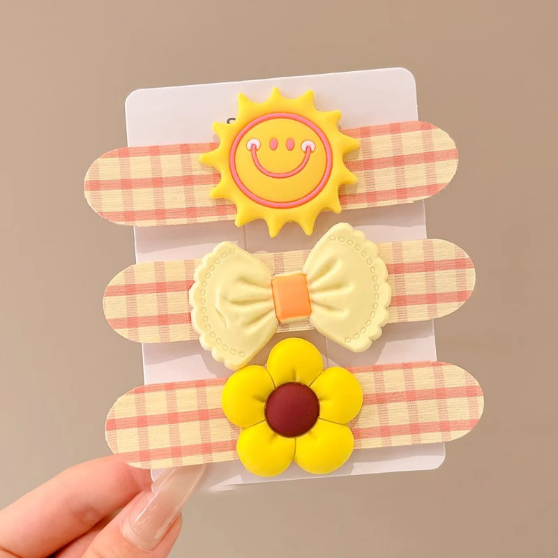 Diadema, tocado para niños, lazo, accesorios para el cabello, cabello roto para bebés, tarjeta de cabello roto, velcro, flequillo para niñas, pegatinas para el cabello, dibujos animados