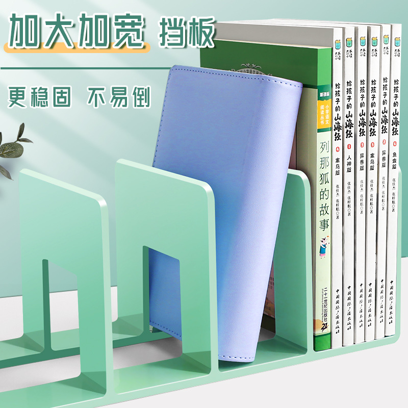 Estante de lectura de libros de soporte de libros de escritorio estante de libros de escritorio fijo de almacenamiento de libros particionador de escritorio estante de escritorio