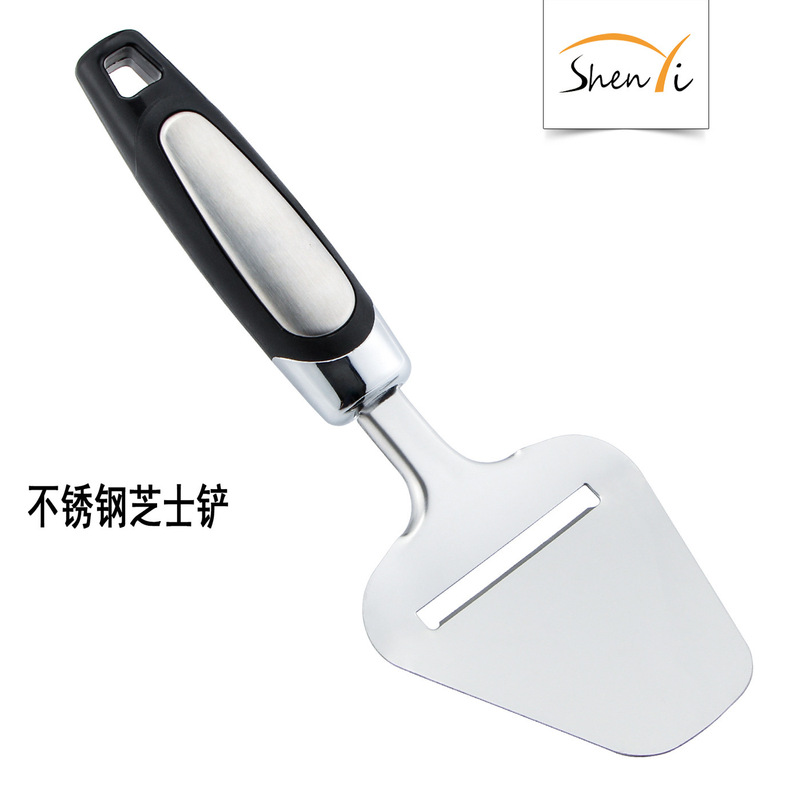 in stock Stainless Steel Cheese Slice Cheese Tool Pizza Shovel Cake Shovel Cheese Shaver Blade Kitchen Baking