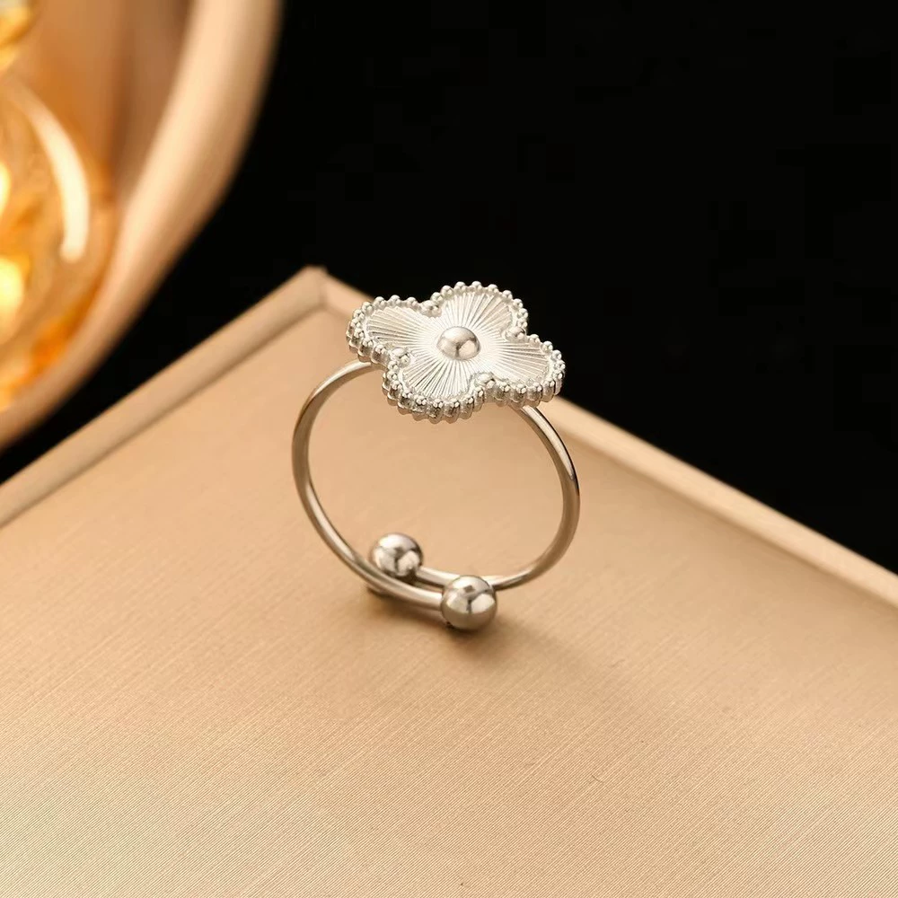 Ювелирный набор DishiMan четыре листа клевер из нержавеющей стали 18K позолота, элегантный минимализм
