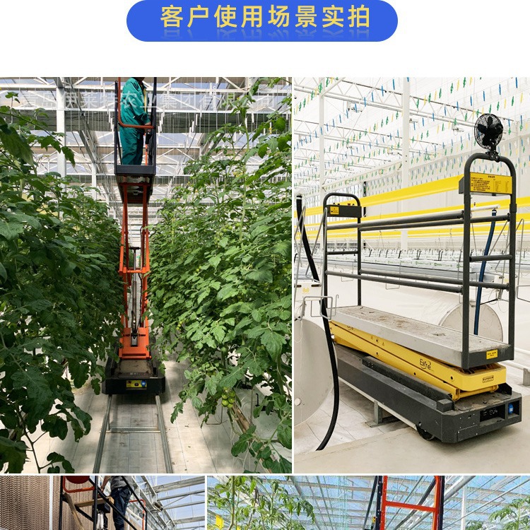 农业采摘车 剪叉高空作业车  自动行走高空采摘车番茄车