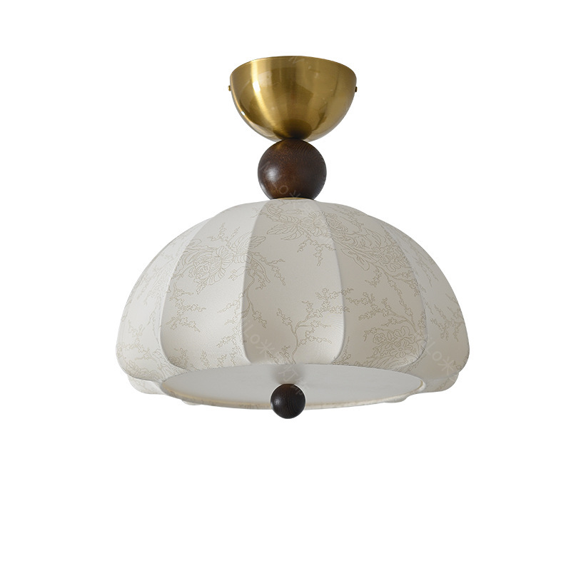 Lámpara retro francesa lámpara de dormitorio lámpara de comedor dormitorio principal estilo medieval cálido romántico protección de ojos lámparas de estudio sin