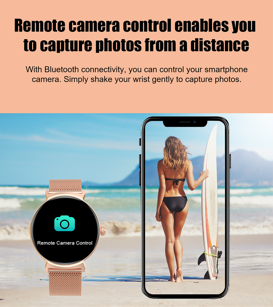 DT4 Smart Watch Damen 1,45'' BT Anruf Sprachassistent_voghion.com