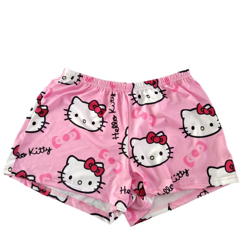 European version of cartoon pajamas, women's summer shorts, casual walking pants, air-conditioning pants, spring and autumn thin household pants, all-match