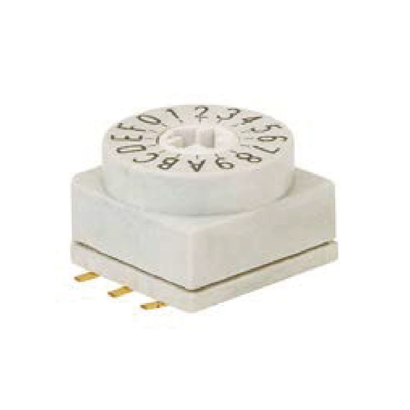 Huánlì switch Multi-speed rotary coding switch 10*10 side-insert direct insertion patch for industrial control equipment
