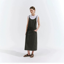 REWEAR/�����޸��ؽ�ʯī�����ɳڿɵ��ڸ��Ǹб�������ȹŮ13285