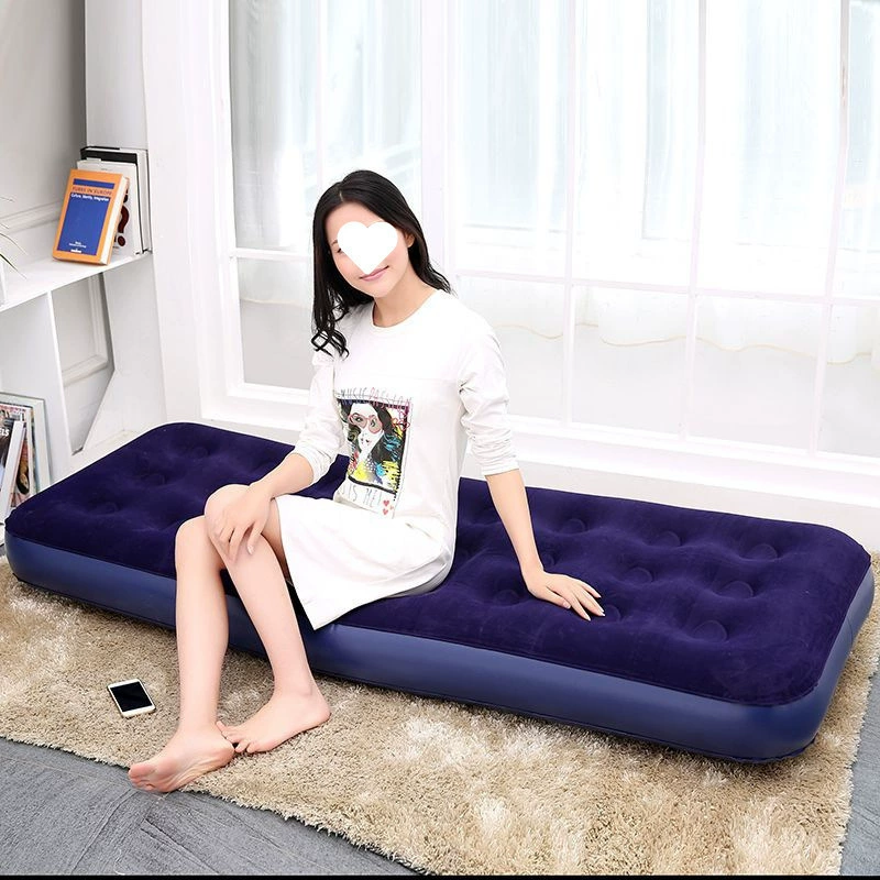 Портативная надувная кровать для кемпинга на природе, автоматическая надувная домашняя односпальная или двуспальная офисная кровать для отдыха для взрослых.