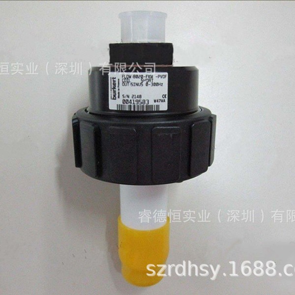 burkert FLOW: 8020-FKM-PVDF 00419593涡轮流量计传感器