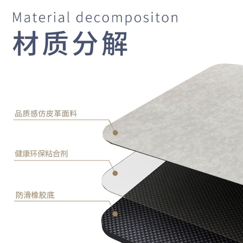 3D Cartoon Home Expandable Porous Silica Gel Bathroom Mat Foot Mat Kitchen Rug Absorbent Quick Dry Mat