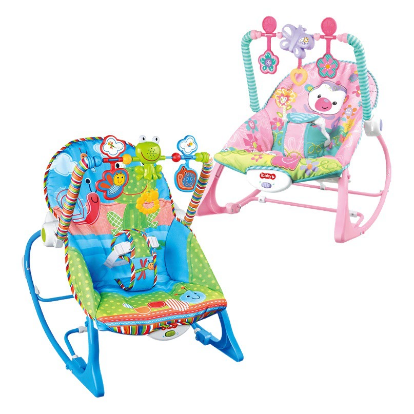 Трансграничная Горячая продажа детской игрушки-качалки для новорожденных 0-36 месяцев Детский спальный артефакт с вибрационным креслом-качалка