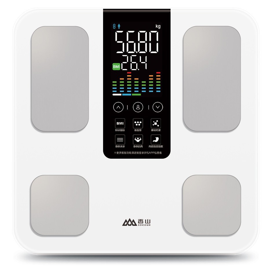 Xiangshan Household High-Precision Body Fat Scale Fitness True Fat Measurement Scale Bluetooth Connection Manufacturer AV Large Screen iF2150A