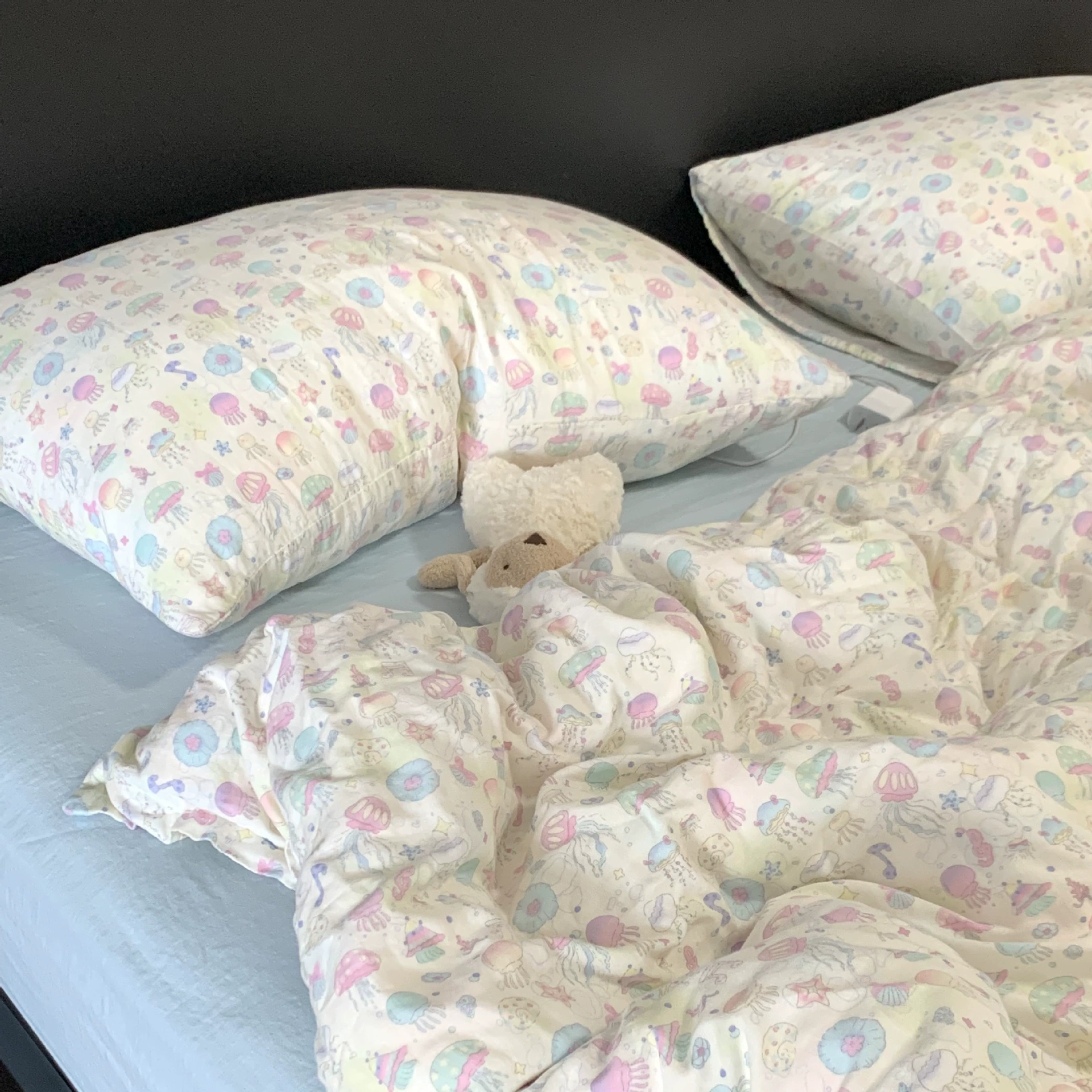 Cotton double-layer gauze fresh duvet cover