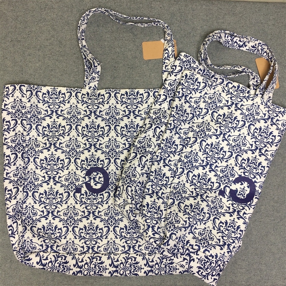 Japanese blue and white trend shopping bag