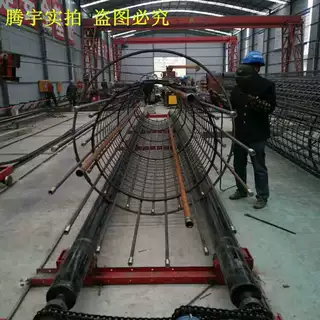 腾宇数控钢筋笼滚笼机 高铁中铁建筑等绕筋 半自动筋笼卷笼机推荐