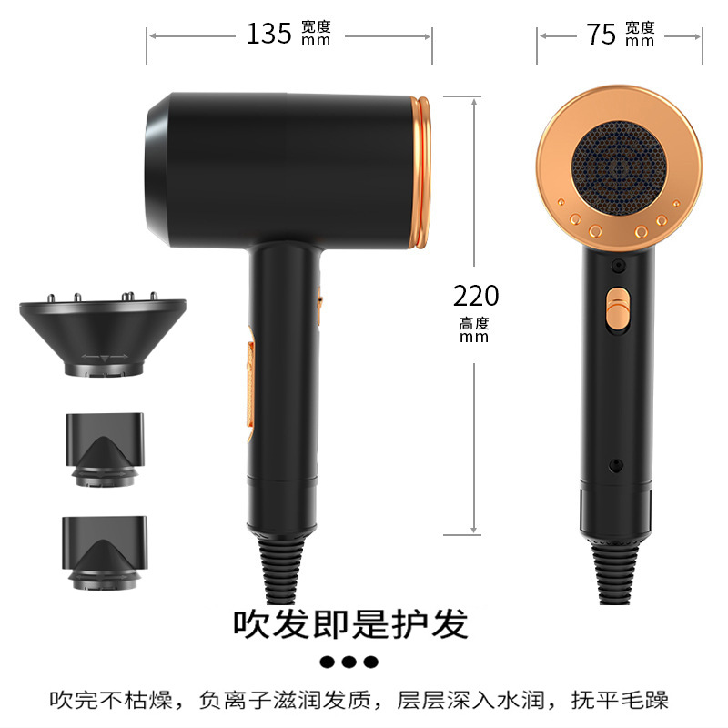 Secador de pelo martillo transfronterizo, secador de pelo, secador de pelo TEMU, gran viento 110v, secador de pelo de alta potencia al por mayor image 10