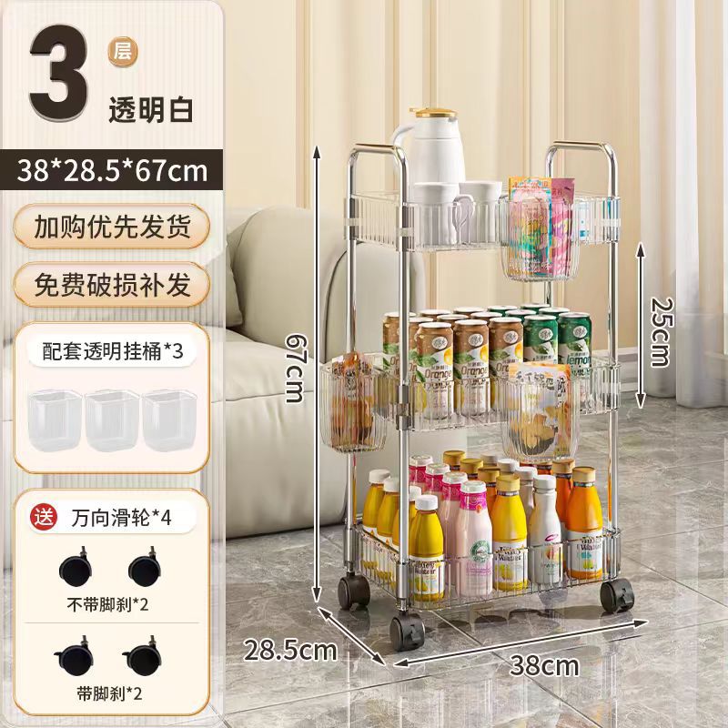 2802 transparent color 3 layers + 3 hanging boxes